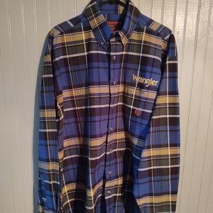 Wrangler 20x  multicolored  men's long sleeve